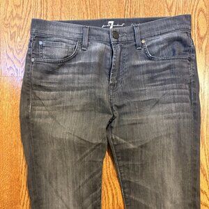 7 For All Mankind - Mens 33" Paxtyn Dark Grey Denim